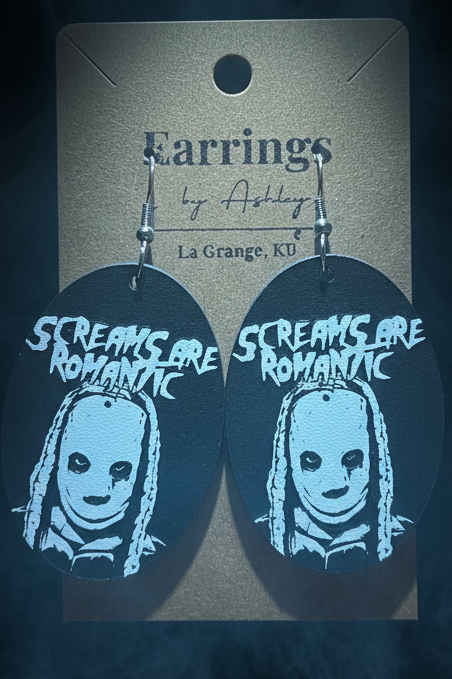 🖤 Screams Are Romantic Dangle Earrings